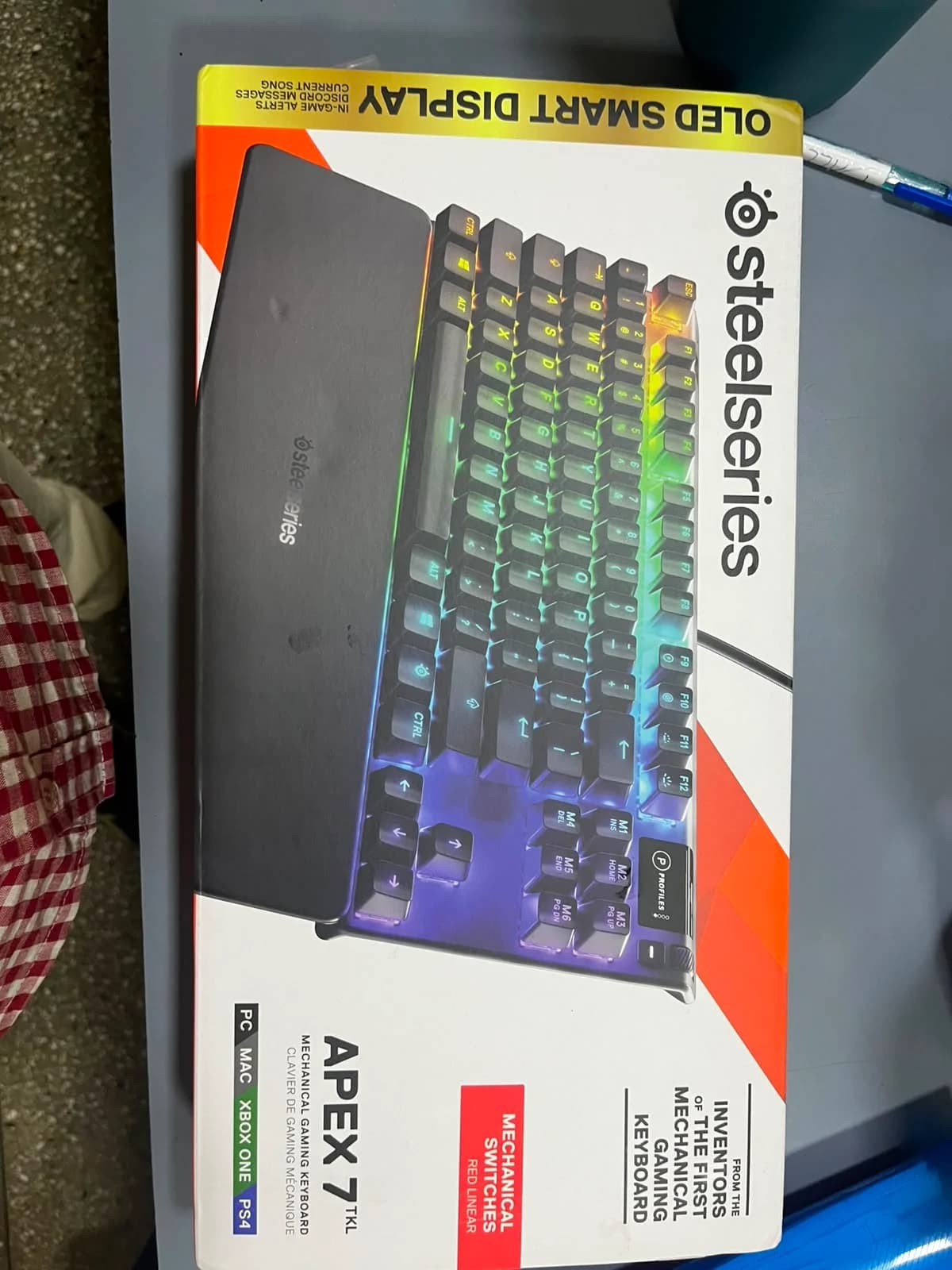 Teclado STEELSERIES APEX 7 TKL, lacrado
