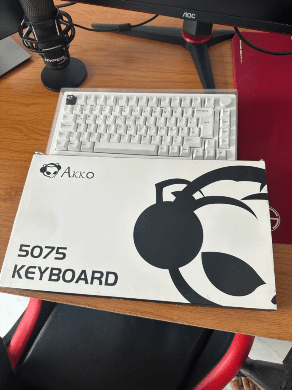 Teclado Akko 5075b plus, seminovo