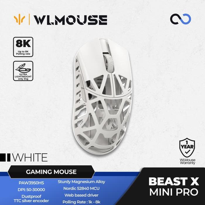 WLMouse Beast X 8K — Excelente — foto 3
