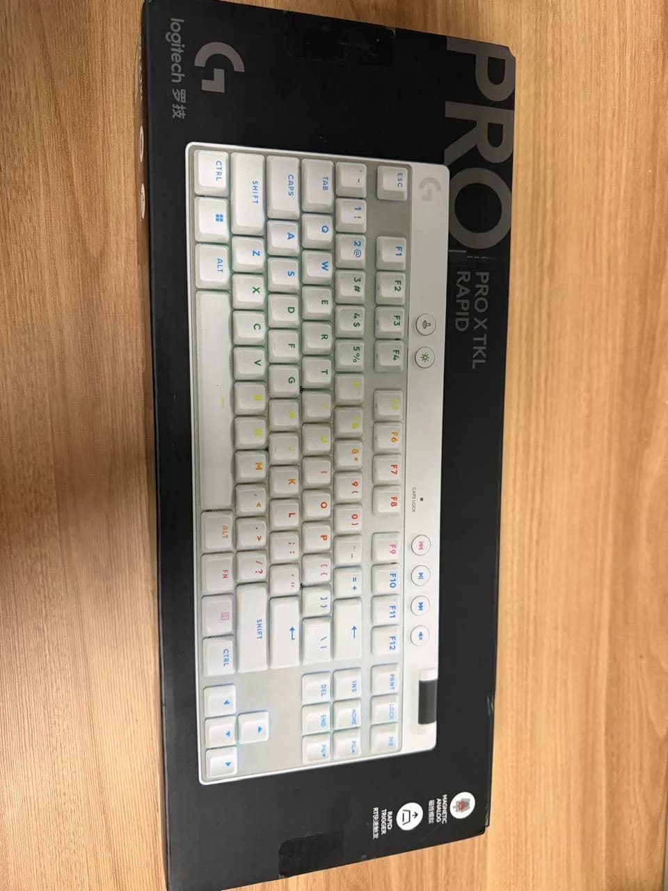 Teclado logitech pro x tkl rapid, seminovo